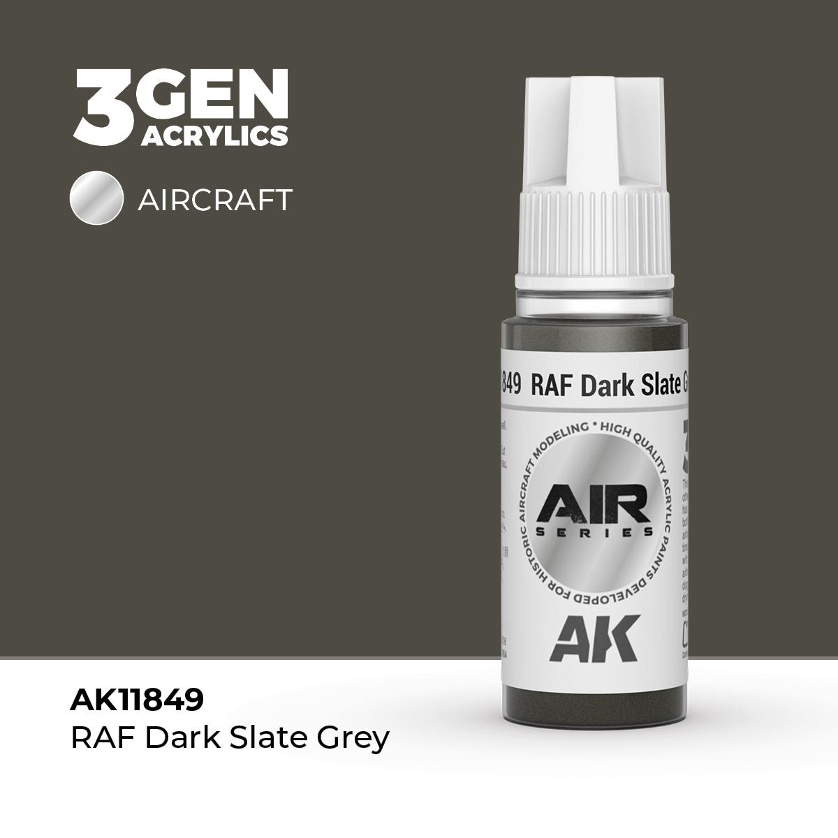 Pintura 3 Gen - AK11849 RAF Dark Slate Grey