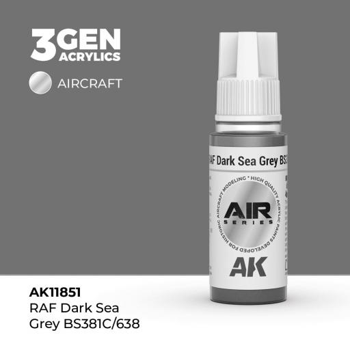 Pintura 3 Gen -  AK11851 RAF Dark Sea Grey BS381C/638 [0]