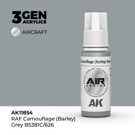 Pintura 3 Gen -  AK11854 RAF Camouflage (Barley) Grey BS381C/626 [0]
