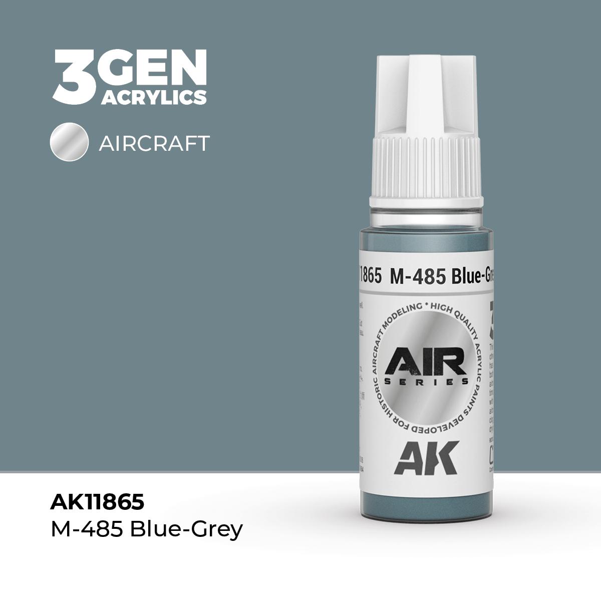 Pintura 3 Gen - AK11865 M-485 Blue-Grey