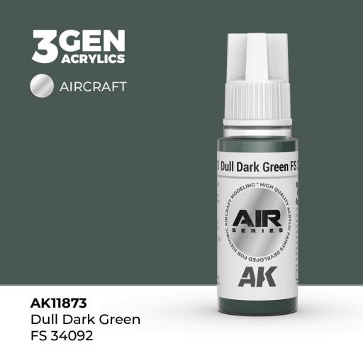 Pintura 3 Gen -  AK11873 Dull Dark Green FS 34092 [0]