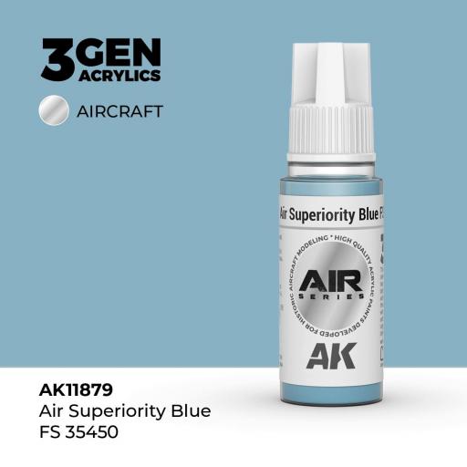 Pintura 3 Gen -  AK11879 Air Superiority Blue FS 35450 [0]