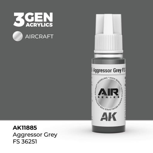 Pintura 3 Gen -  AK11885 Aggressor Grey FS 36251 [0]