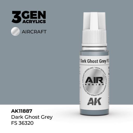 Pintura 3 Gen -  AK11887 Dark Ghost Grey FS 36320 [0]