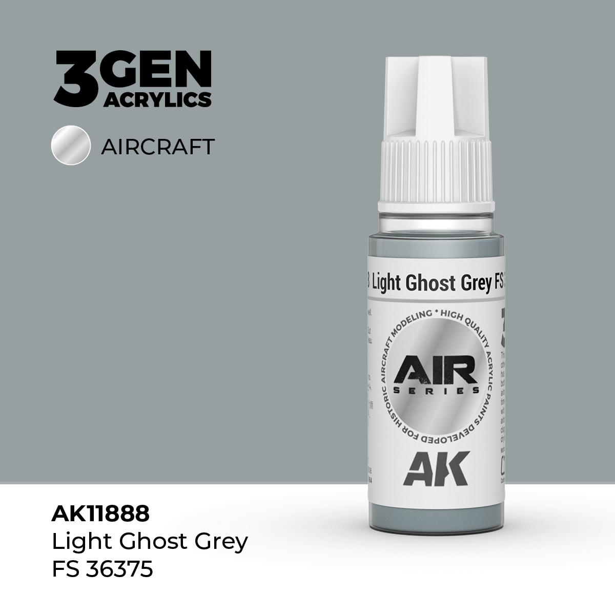 Pintura 3 Gen - AK11888 Light Ghost Grey FS 36375