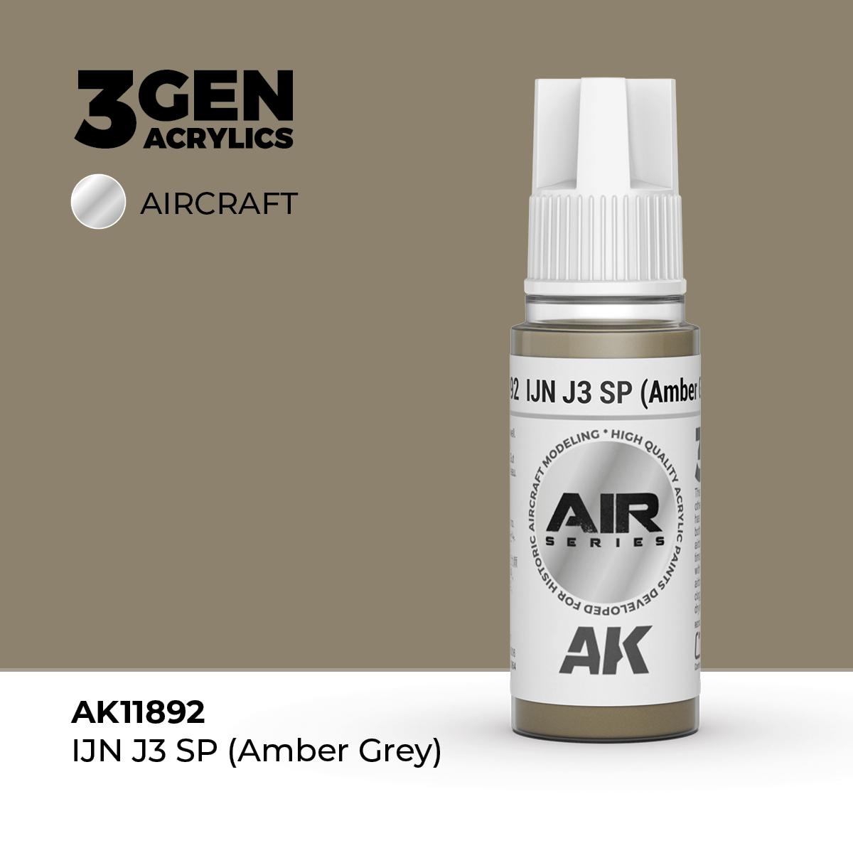 Pintura 3 Gen - AK11892 IJN J3 SP (Amber Grey)