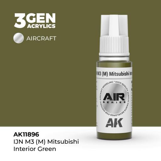 Pintura 3 Gen -  AK11896 IJN M3 (M) Mitsubishi Interior Green [0]