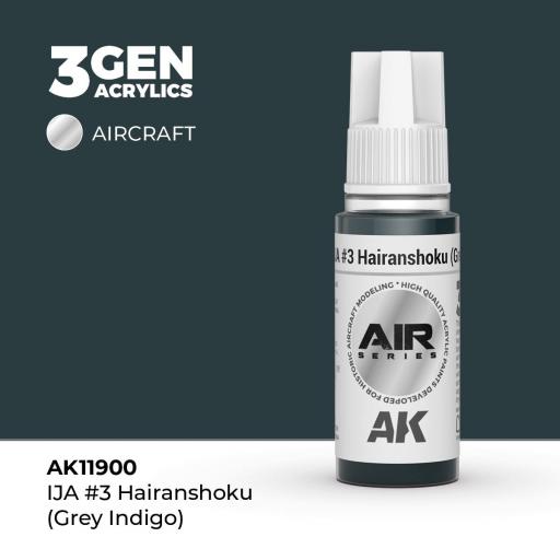 Pintura 3 Gen -  AK11900 IJA #3 Hairanshoku (Grey Indigo) [0]
