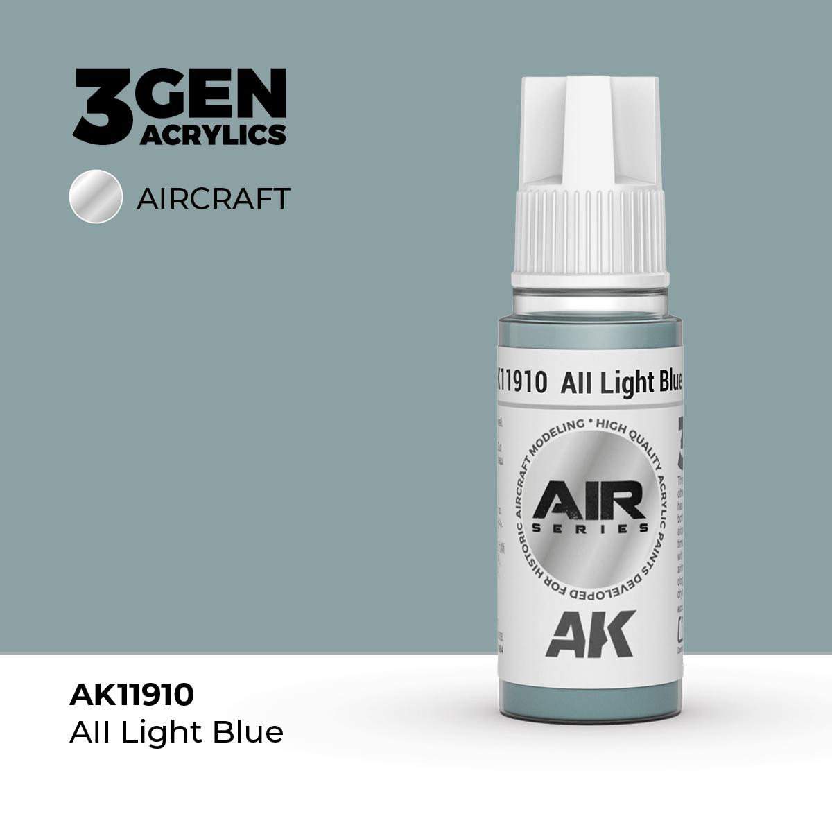 Pintura 3 Gen - AK11910 AII Light Blue