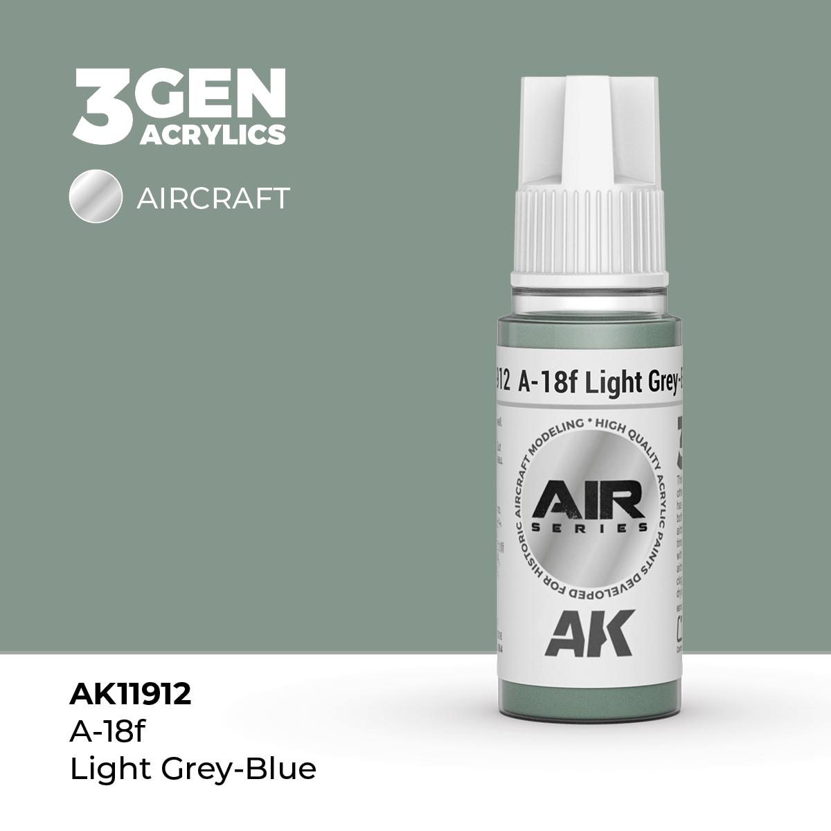 Pintura 3 Gen - AK11912 A-18f Light Grey-Blue