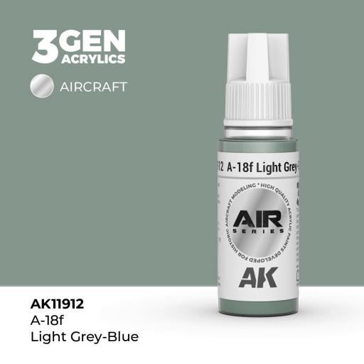 Pintura 3 Gen -  AK11912 A-18f Light Grey-Blue