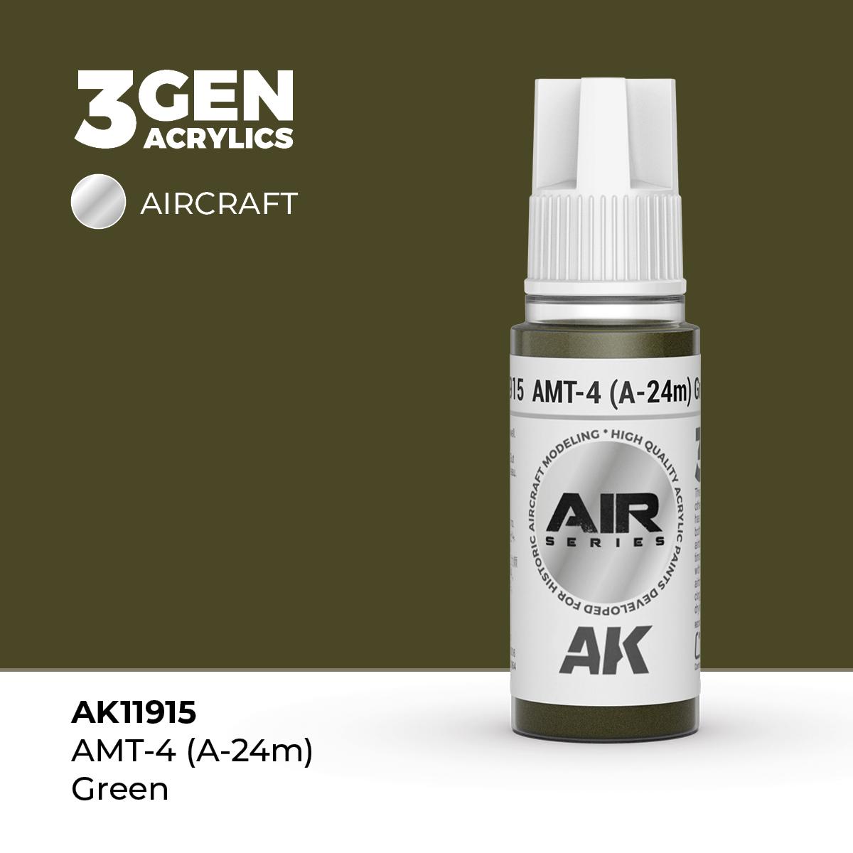 Pintura 3 Gen - AK11915 AMT-4 (A-24m) Green