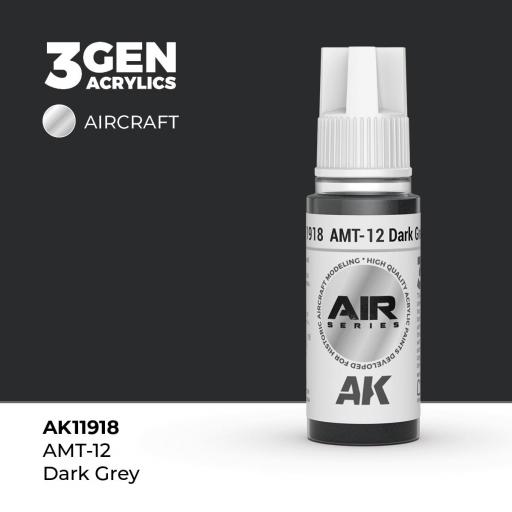 Pintura 3 Gen - AK11918 AMT-12 Dark Grey