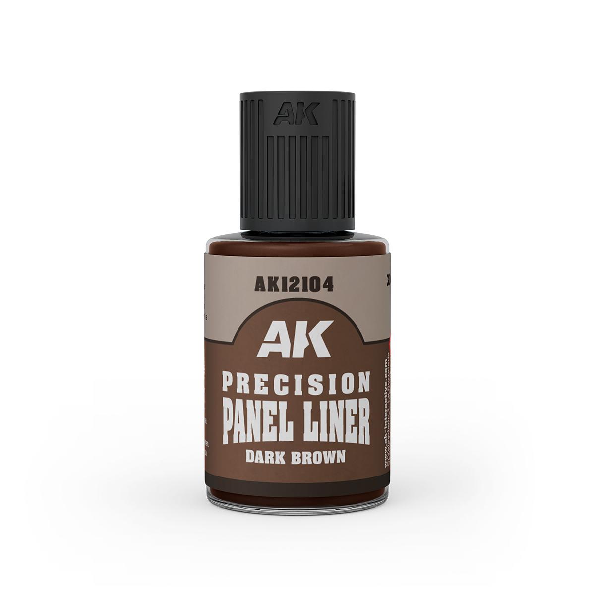 Panelador de Precisión AK12104 Marrón Oscuro 30ml