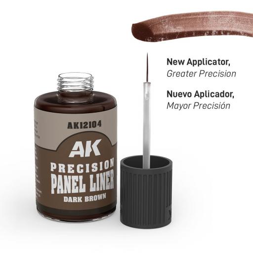 Panelador de Precisión AK12104 Marrón Oscuro 30ml [1]