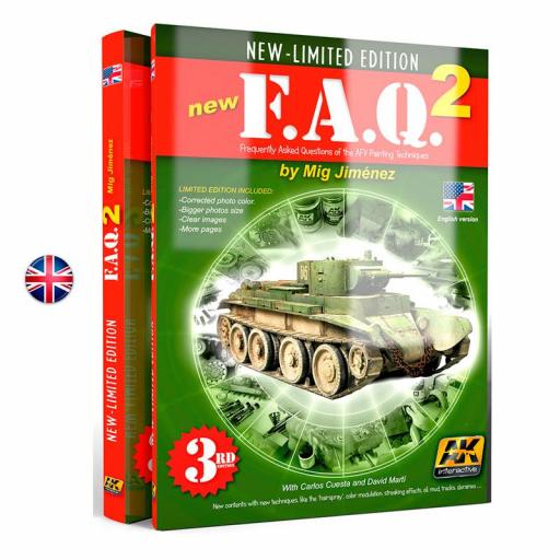 Libro F.A.Q. 2 de modelismo de Vehiculos Militares Modernos. Nueva Edición Limitada