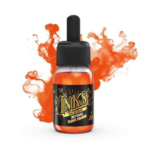 Tinta AK Fluor Naranja 30 ml. [0]