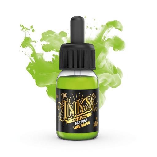 Tinta AK - Verde Lima (Lime Green) 30 ml.