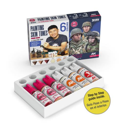 Set Pinturas - Pintando Tonos de piel fácil - Calvin Tan [1]