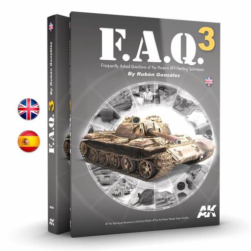 Libro F.A.Q. 3 de modelismo de Vehiculos Militares Modernos (Español)