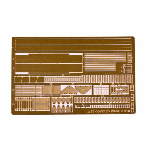 1/35 Vagón Ferrocarril Alemán Cubierto G10 [7]
