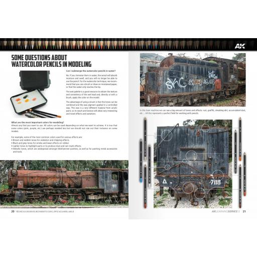 Libro AK Learning 13 Técnicas de Envejecimiento con Lápiz Acuarelable [1]