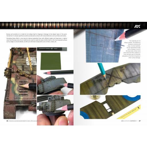 Libro AK Learning 13 Técnicas de Envejecimiento con Lápiz Acuarelable [6]