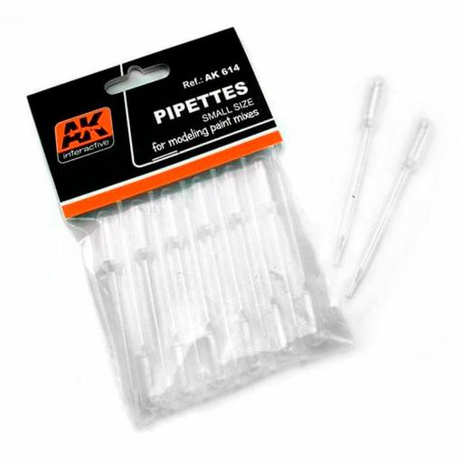 Pipetas de plástico pequeñas 12 unids.