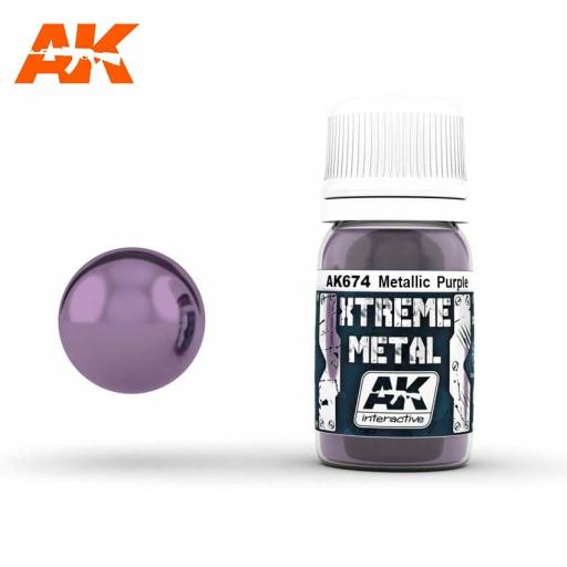 Xtreme Metal AK674 Metallic Purple - Púrpura Metalizado