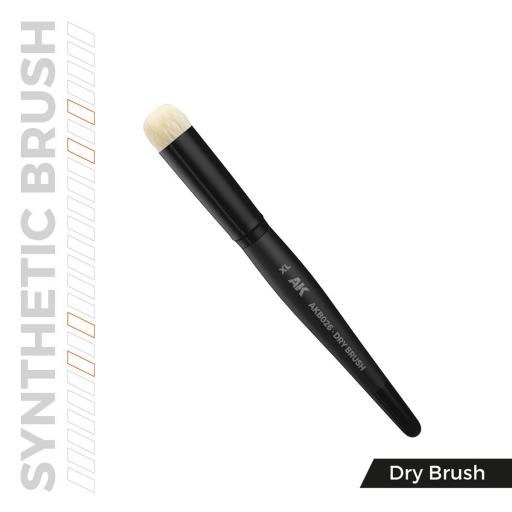 Pincel Seco Sintético - Synthetic Dry Brush AK [0]