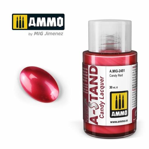 A-STAND Candy Rojo 30 ml.