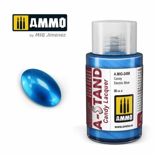 A-STAND Candy Azul Eléctrico 30 ml.