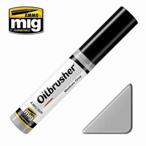 OILBRUSHER Medium Grey - Gris Medio