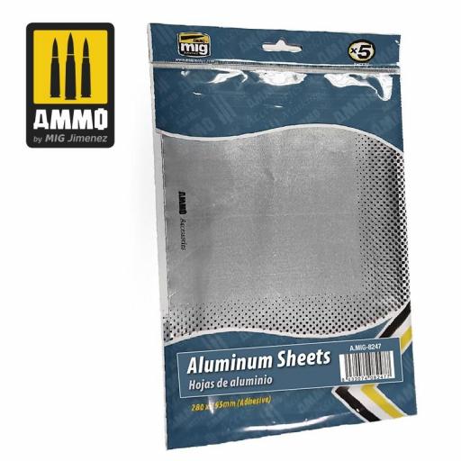 Hojas de Aluminio 280 x 195 mm (5 unids)