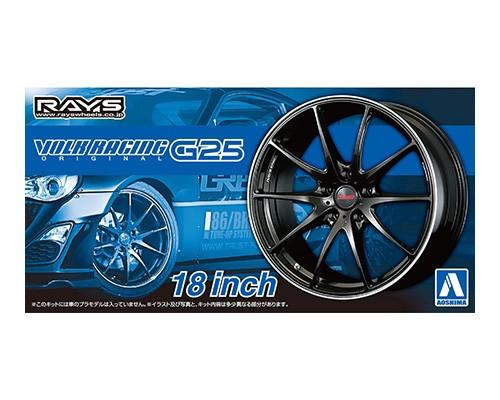 1/24 Llantas Advan Volk Racing G25 18"