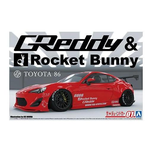 1/24 Toyota 86 Greddy & Rocket Bunny