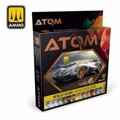 Set Colores Metalizados - Serie ATOM
