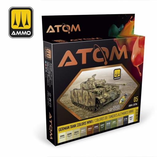 Set Colores Tanques Alemanes 2ªGM - Serie ATOM