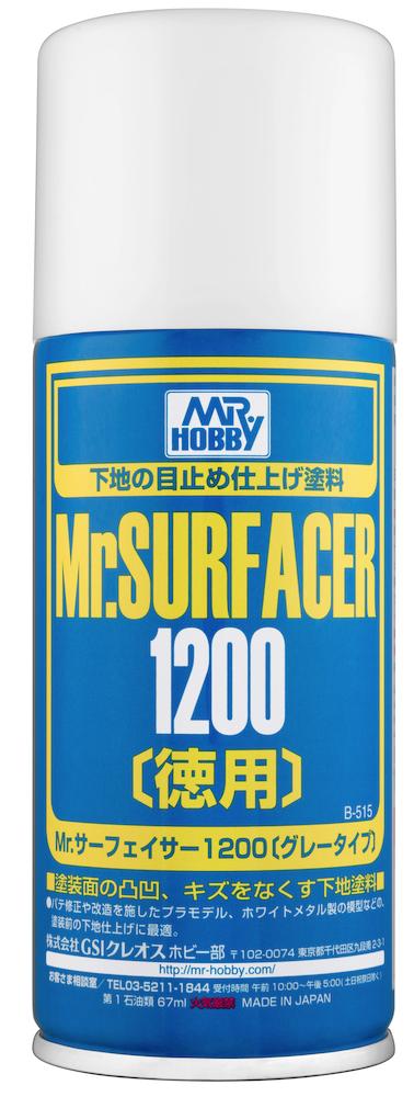 Mr. Surfacer 1200 Gris - Spray 170 ml.
