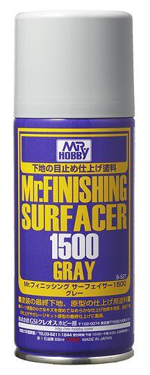 Mr. Finishing surfacer 1500 (Blanco - Gris - Negro) Spray 170 ml