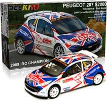 1/24 Peugeot 207 S2000. Ypres 2009 Rally Winner