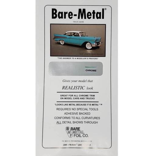 Bare Metal Chrome - Hojas de Cromo 28 x 16 mm