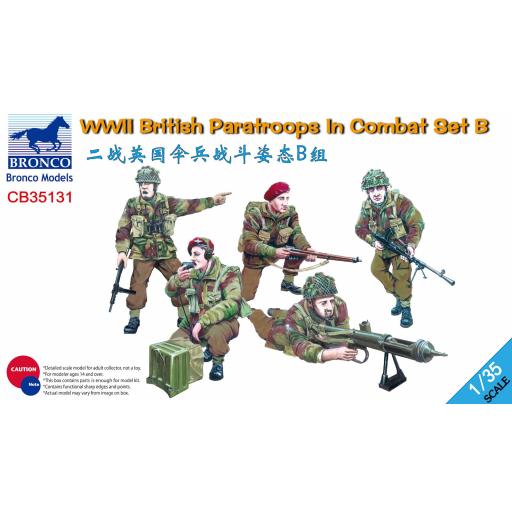 1/35 Paracaidistas Británicos en Combate 2.GM Set B