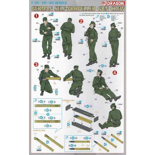 1/35 German Self-Propelled Gun Crew [1]