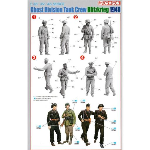 1/35 Ghost Division Tank Crew (Blitzkrieg 1940) [1]