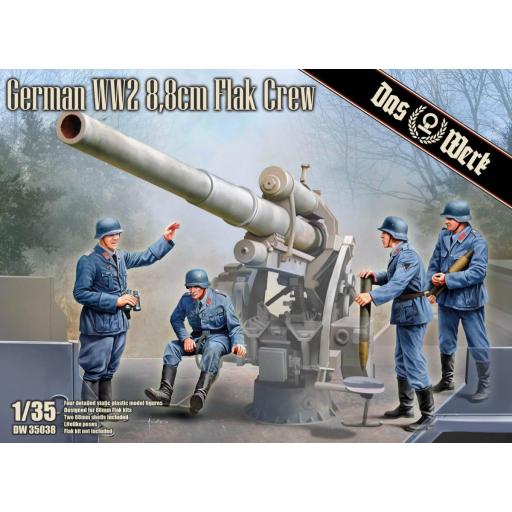 1/35 German WW2 8,8cm Flak Crew