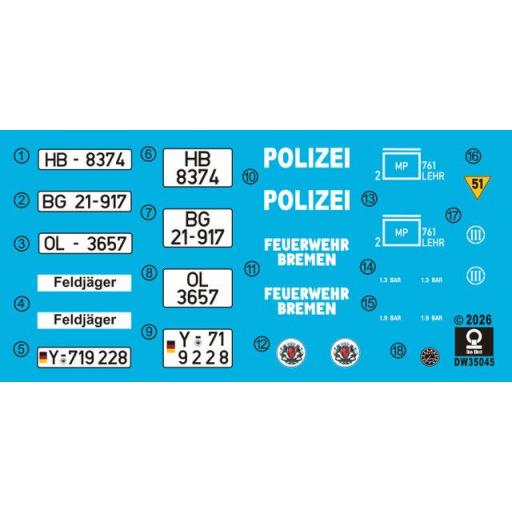 1/35 Kurierwagen Typ 181 - Blue Light Version [1]
