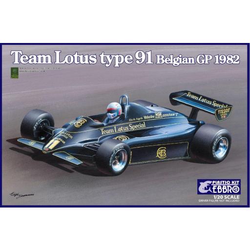 1/20 Lotus Type 91 GP Bélgica 1982