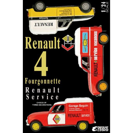 1/24 Renault 4 Furgoneta - Renault Service
