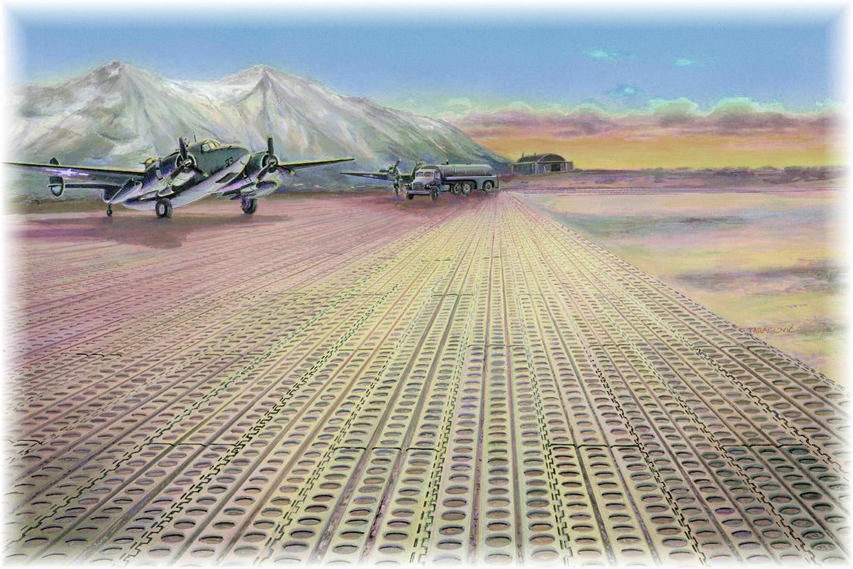 1/72 Base Plataforma Acero Perforado